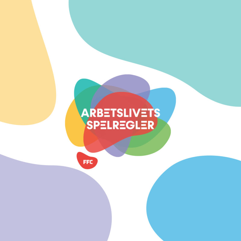 Omslag till broschyren "Arbetslivets spelregler".